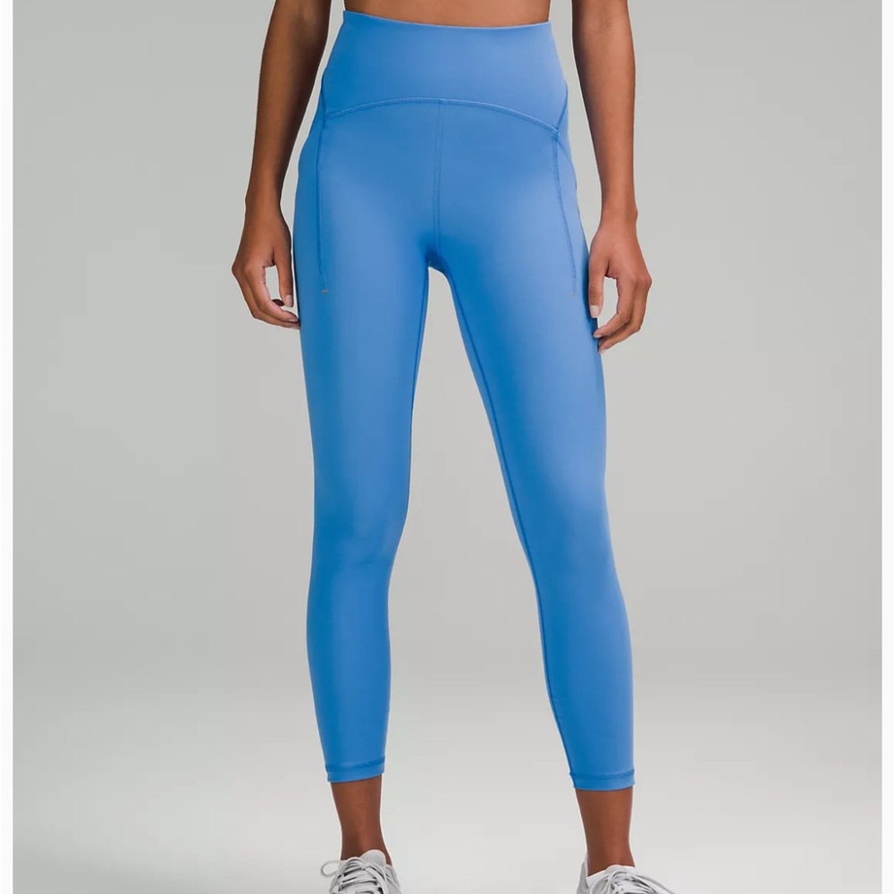 NWT Lululemon Power Thru High-Rise Tight 25" Blue Nile